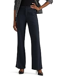 Lee Women's Wrinkle Free Mid Rise Bootcut