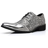 Men's Dress Shoes Wingtip PU Leather Oxfords with Brogue Formal Business Wedding Derby Shoes