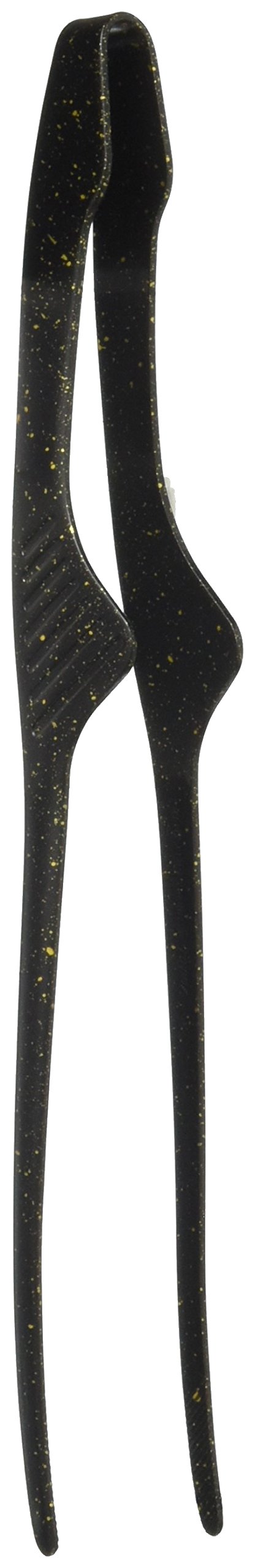 Japanese Professional Chef and Kitchen Tongs 24 cm Stainless Steel 18/8 Gold and Black