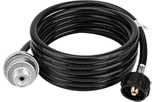 ARROGANTF F273699 Fuel Filter with 12ft Propane Hose Compatible with Mr. Heater Big Buddy Series Heater F276163 F273704 F273701 F273702, QCC1/Type1 Adapter Connect 20-45 lb Portable Propane Tanks