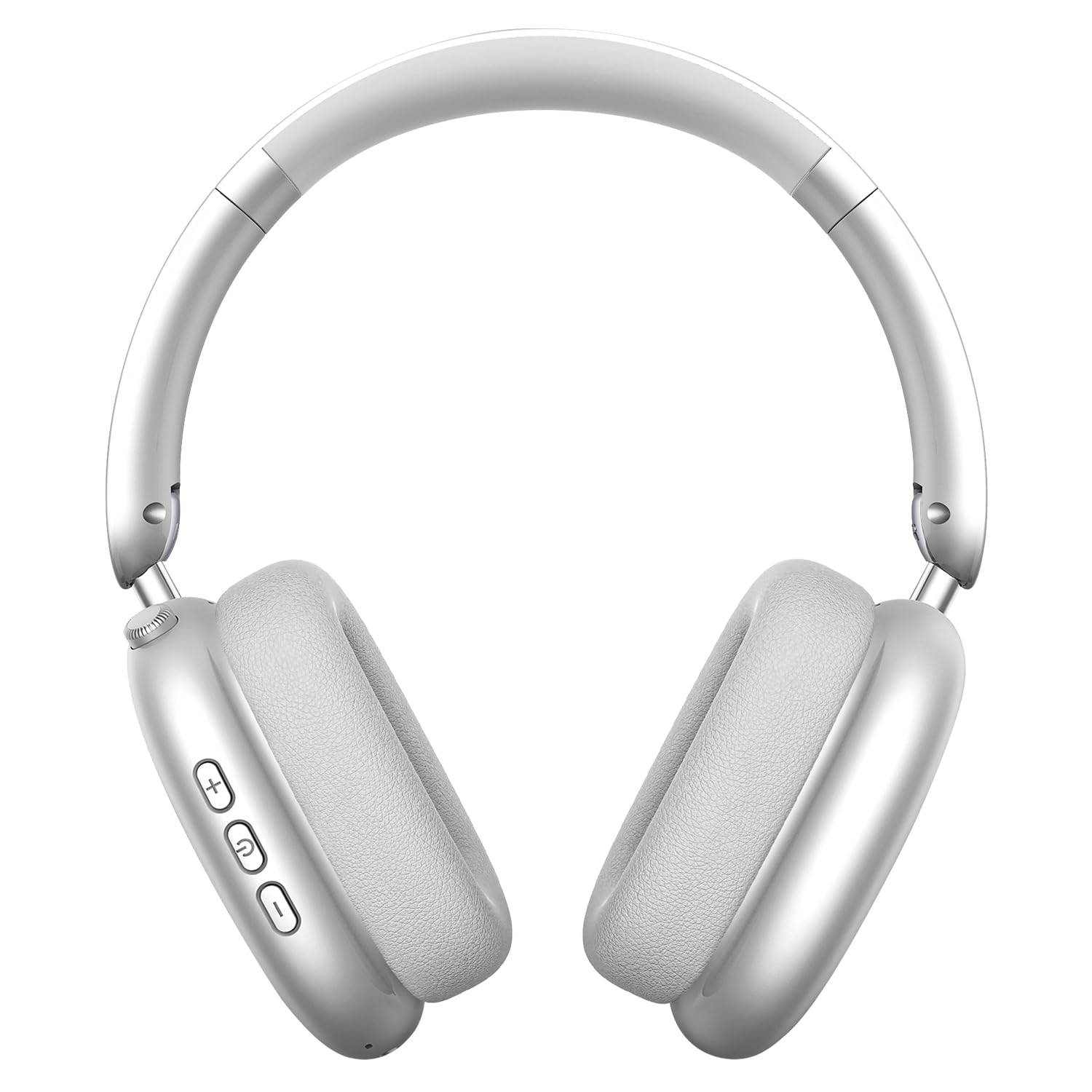 Photo 1 of Wentronic Y01 Wireless Over Ear Headphones, Noise Canceling Bluetooth 5.3 Headphones with Microphones,Hi-Res Audio,48H Playtime,Foldable,Breathable Soft Earpads for iOS/Android/Samsung/PC-Silver