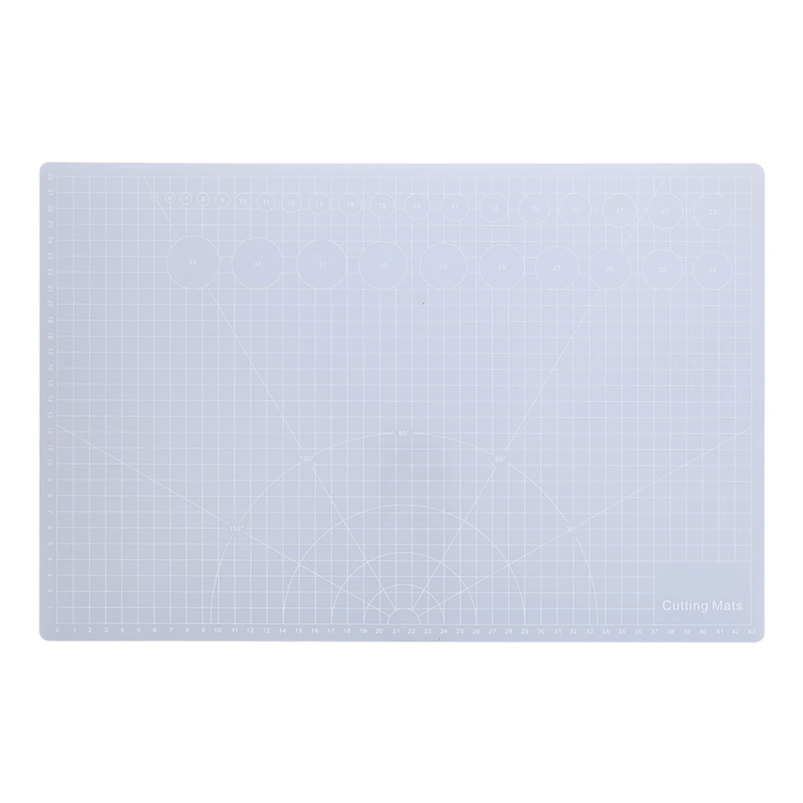 Translucent Cutting Pad Nonslip Craft Board Selfrecovery, No Reflection, Protect Desktop with Cutting Mat for Home Office (A3-translucent cutting board)