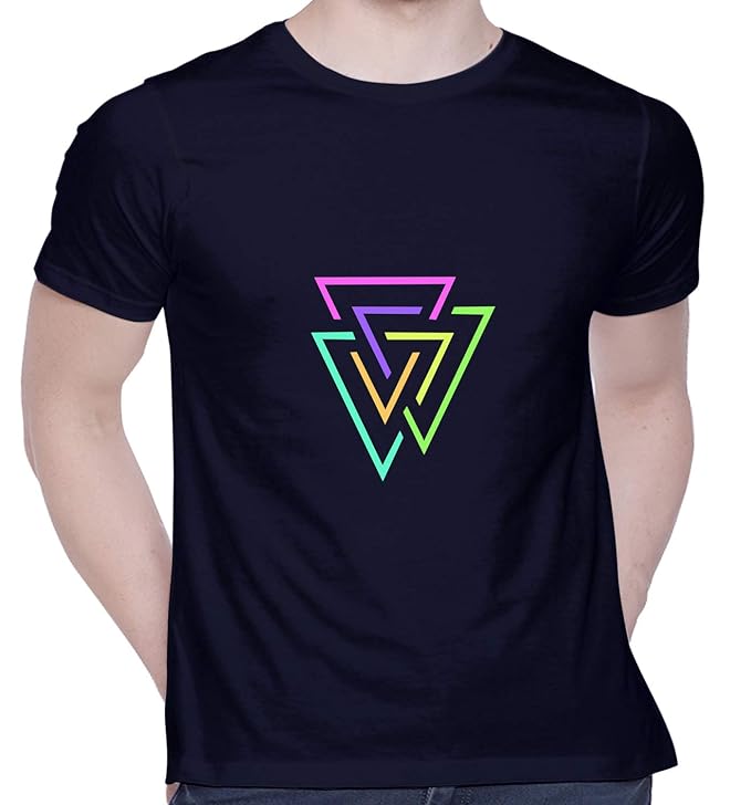 Buy Graphic Printed TShirt for Unisex Creating Geometric Shapes Tshirt