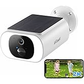 ieGeek Solar Security Camera Wireless Outdoor,Always Powered,All-in-One Solar Camera Outdoor Wireless for Home Security,Spotl