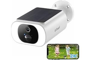 ieGeek Solar Security Cameras Wireless Outdoor, Always Powered, All-in-One Camera Surveillance Exterieur for Home Security, S