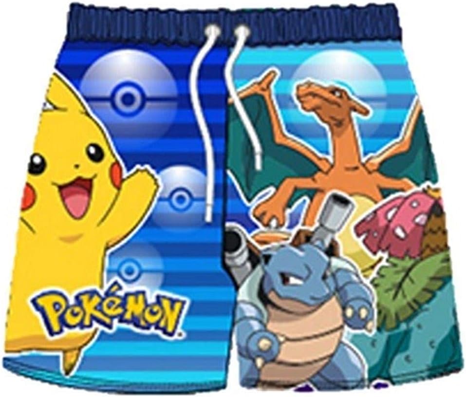 AYK Boys Pokemon Swim Shorts Trunks Holiday Swimming Beach