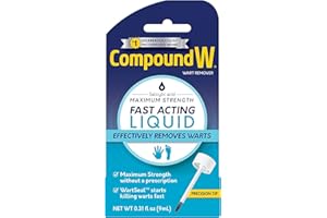 Compound W Wart Remover, Maximum Strength, Fast-Acting Liquid, 0.31-Ounce (Pack of 2)