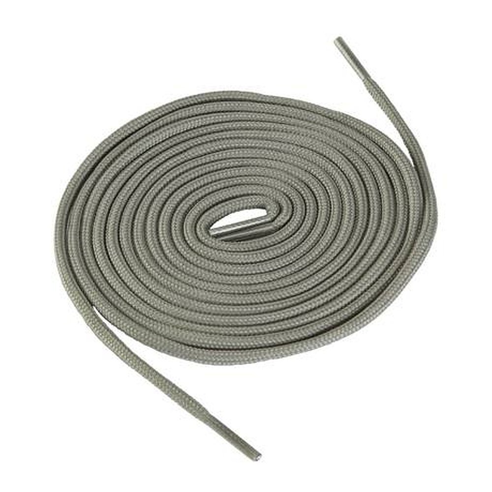 1 pair Collonil laces, round, thick, diameter 3 mm grey dark grey