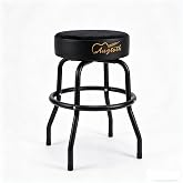 Augioth Rotatable Guitar Stool GT-21, Footrest Support, Velvet, Black | Ergonomic design for musicians, Stable anti-slip structure, Universal for guitar bass and drums, Soft black velvet cushion