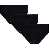 Vanity Fair womens Effortless Panties for Everyday Wear, Buttery Soft Fabric & Lace