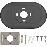 Nest Thermostat Trim kit,Nest Thermostat Wall Plate for Google Nest Thermostat-Programmable WiFi Thermostat Accessory (Charcoal)