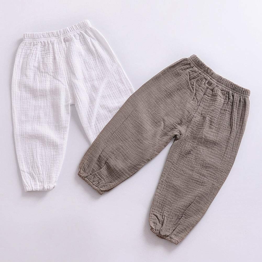 Weixinbuy Toddler Baby Girls Clothes Solid Ruffle Summer Long Pants Bloomers: Clothing