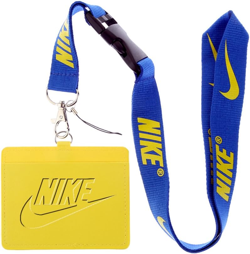 nike yellow lanyard