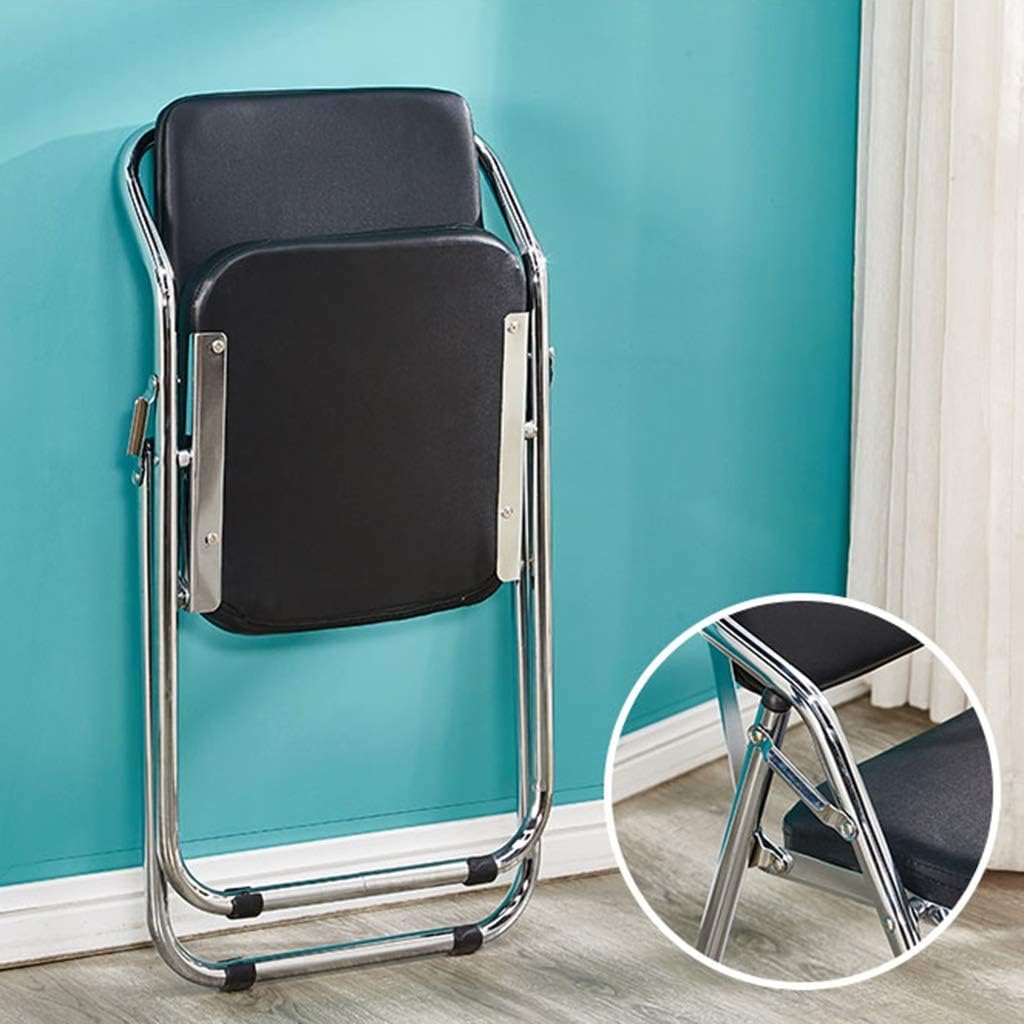 2er Set Klappstühle Kunstleder - Praktisch & Bequem