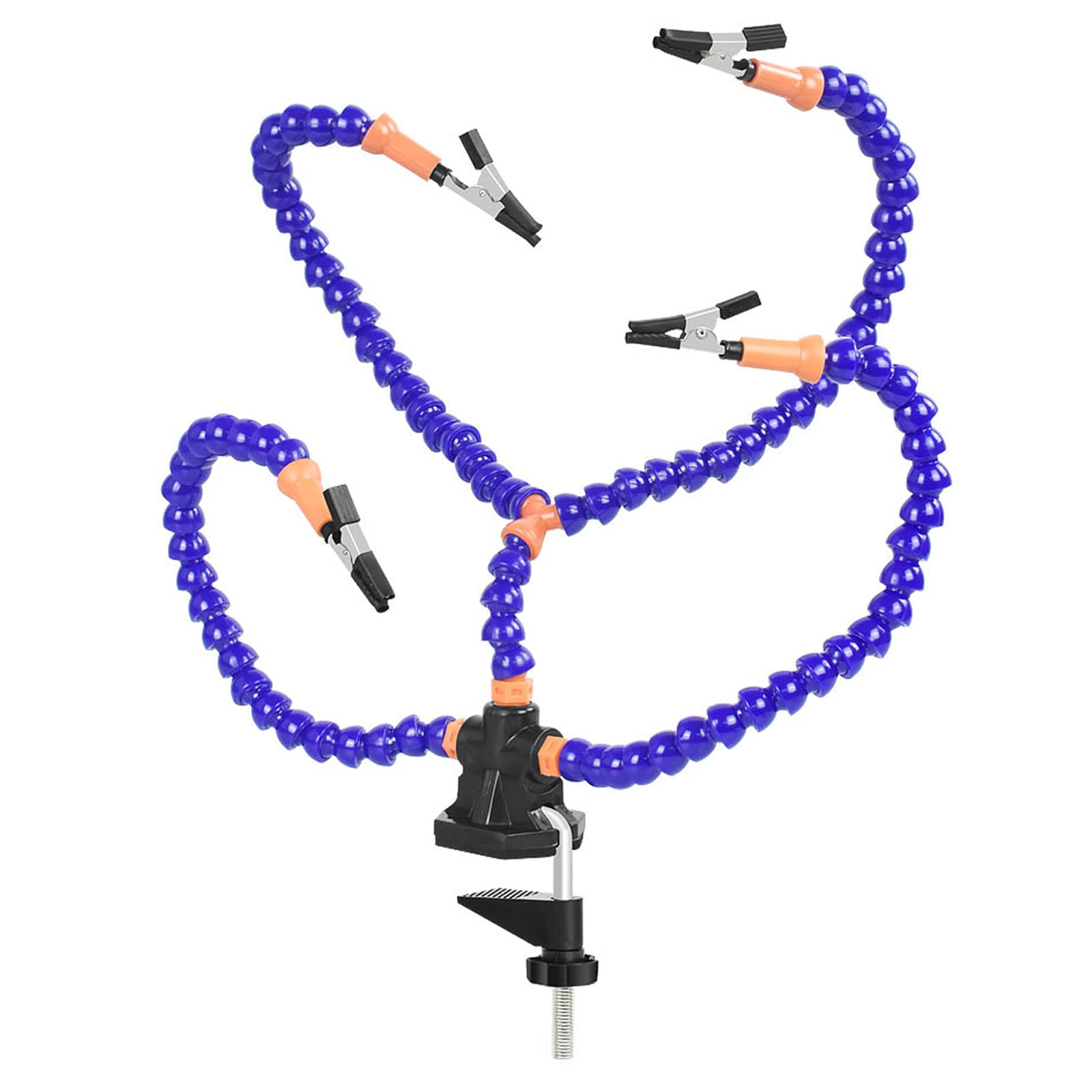 C100AE Flexible Helping Hands Soldering Station Third Hand Soldering Station Tool PCB Holder Accessories Helping Hand Stand with Table Clamp for Electronic Repair Craft Figurine DIY Soldering Tools