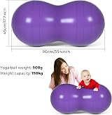 DASKING Peanut Ball for Kids Therapy 90x45cm Anti Burst Exercise Ball with Pump view 5