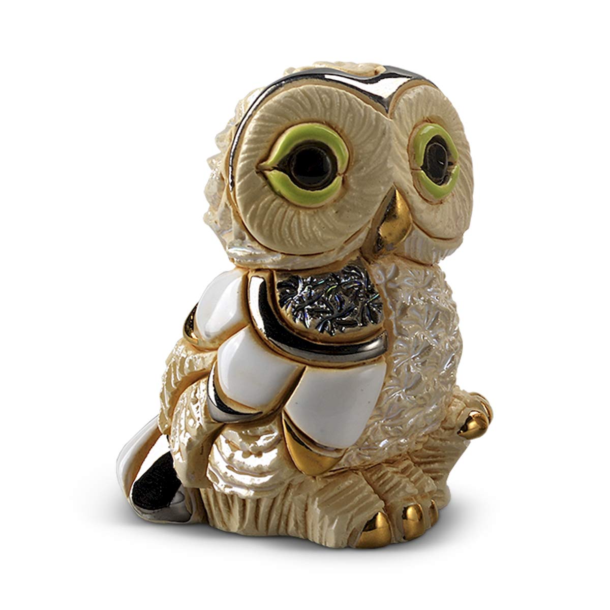 De Rosa Rinconada - Baby Winter Owl Ceramic Figurine I.