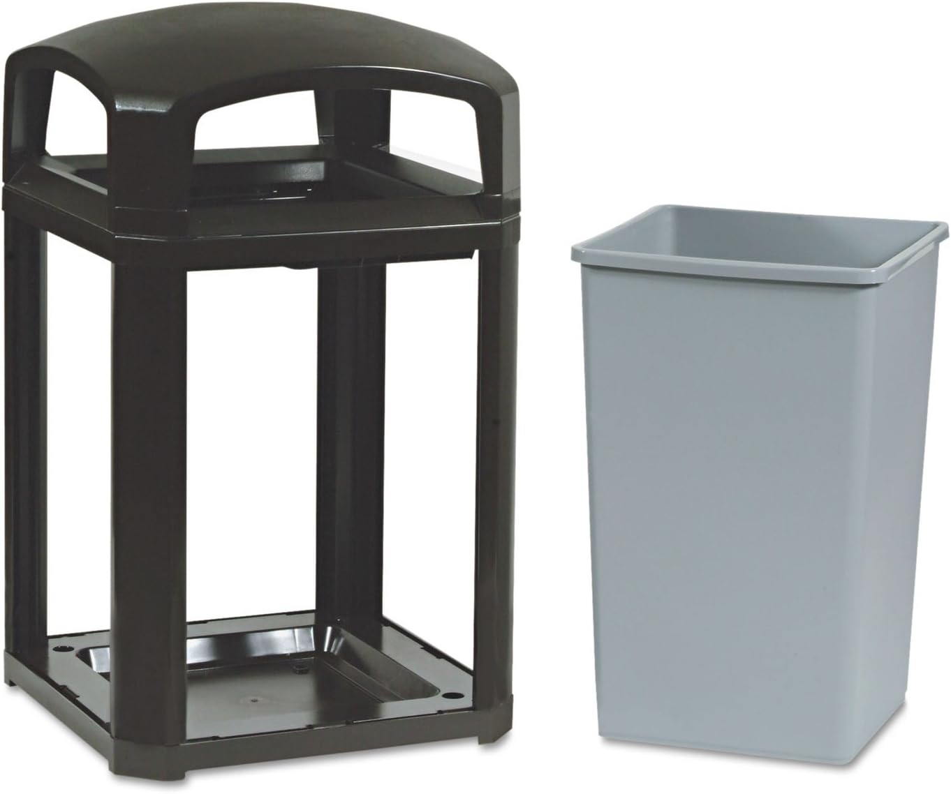 Best Rubbermaid Landmark Series Receptacle  35 Gallon Dome Top