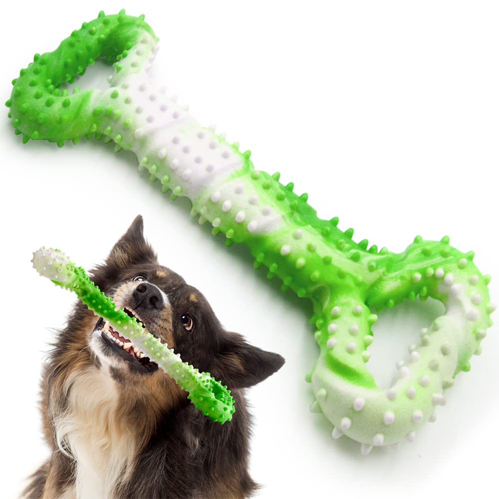 Photo 1 of AMOMI PET Dog Toys for Aggressive Chewers Large Dog Toys with Convex Design Natural Rubber Tug-of-war Toy for Energetic Dogs Medium Large Dogs Tooth Clean