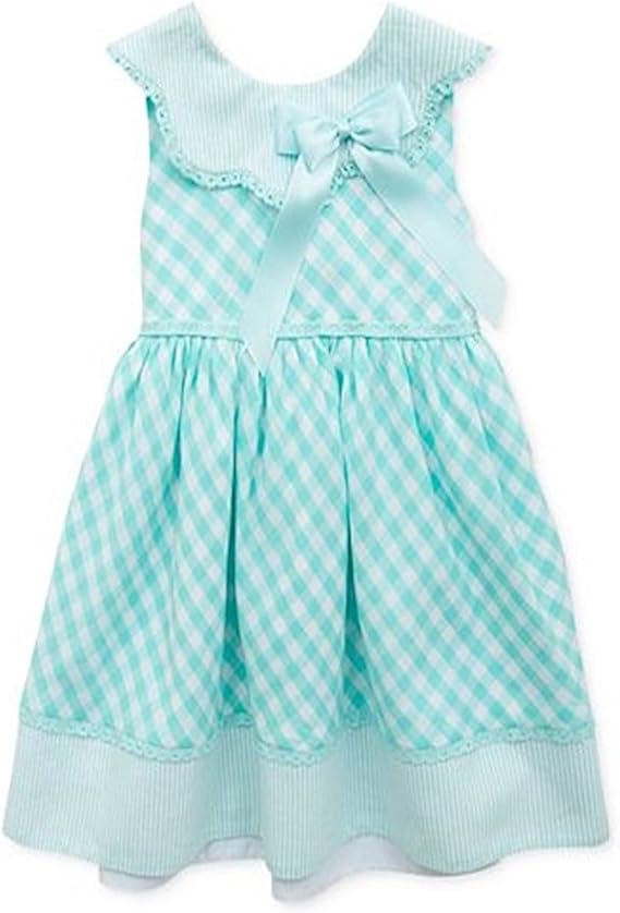 Rare Editions Baby Girls Gingham Dress Set (69 Months
