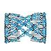 LOVEF 5pcs New Stretch Flower Bow Glass Bead Hair Head Comb Cuff Double Clip Good Gift