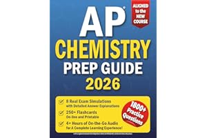 AP CHEMISTRY Prep Guide: Understand Hard Topics the Easy Way with Step-by-Step Explanations & Real Practice Tests | Gain Tota