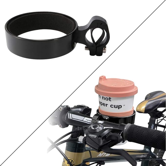 Aluminum Alloy Bike Cup Holder, Waterproof Bicycle