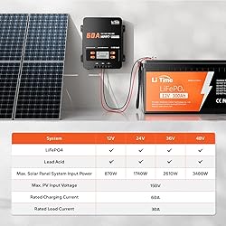 LiTime 60 Amp MPPT 12V/24V/48V Solar Charge