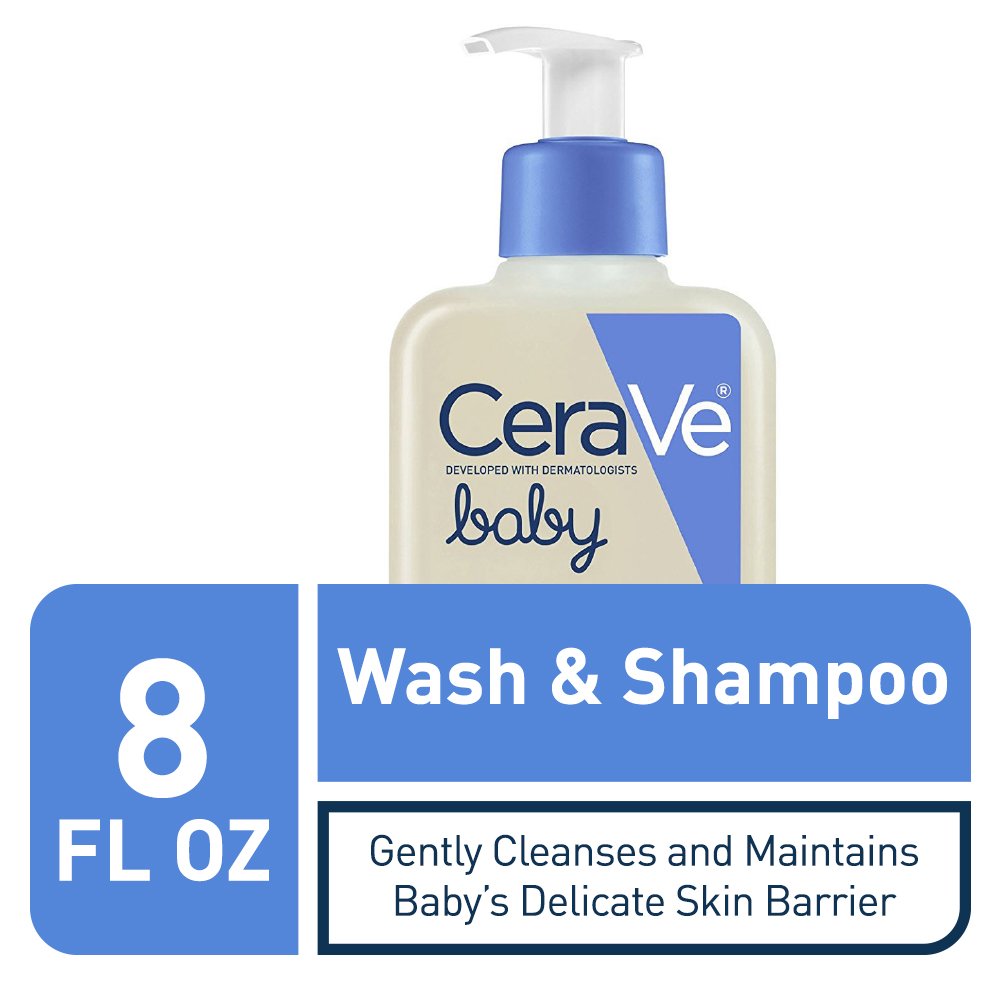 CeraVe Baby Wash & Shampoo, 8 oz