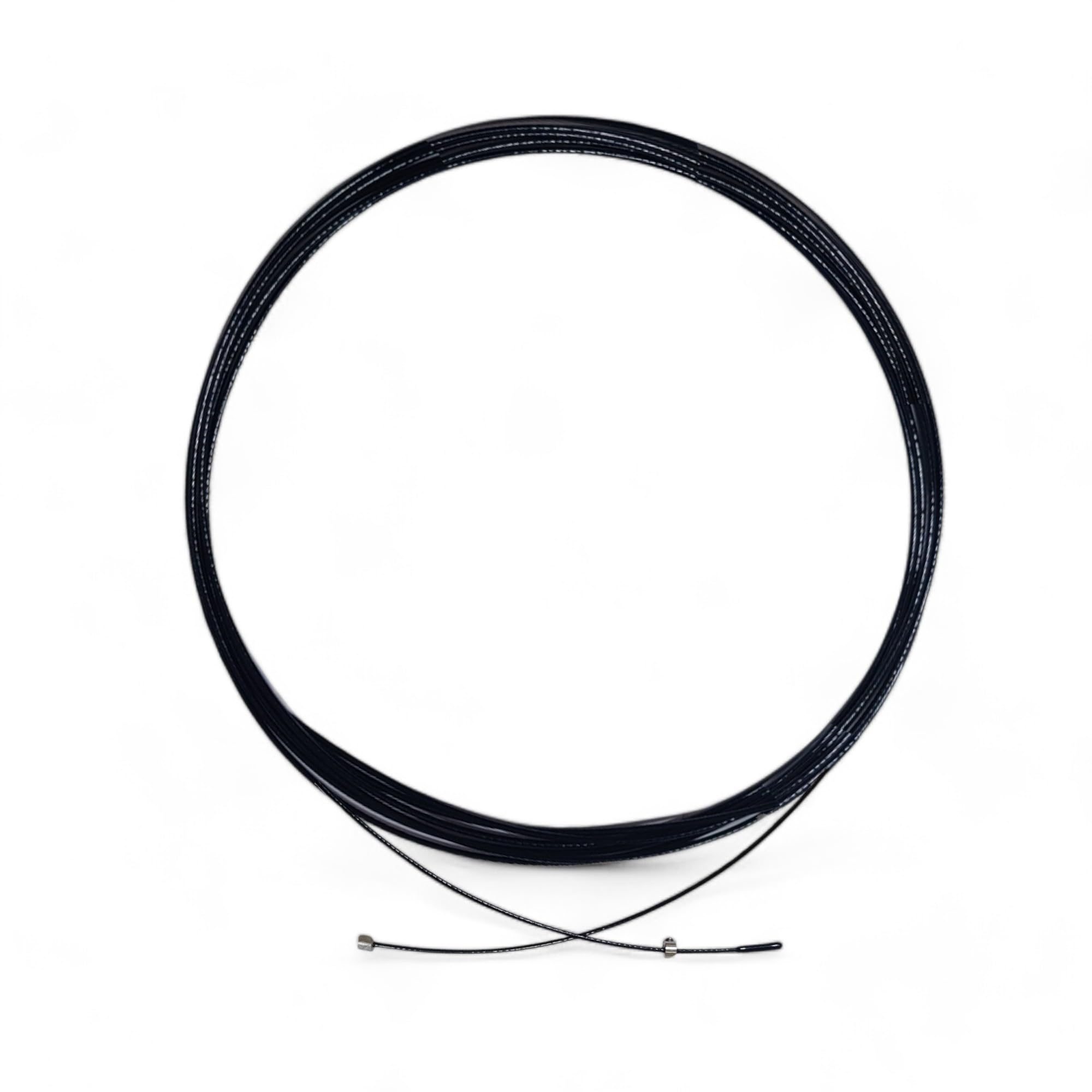 CATGRIPS Premium Skipping Rope, 2 mm, Replacement Skipping Rope, Steel Skipping Rope with Coating, Jump Rope, Speed Cable (Black, 2.0 mm)