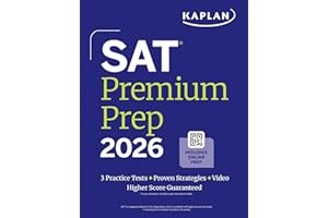 SAT Premium Prep 2026: Includes 3 Full Length Practice Tests, 700+ Practice Questions, + 1 Year Online Access to Quizzes and 