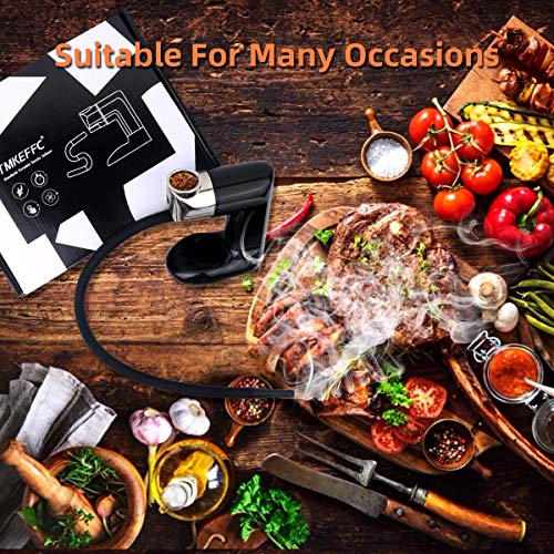 Smoking Gun Food Smoker Cocktails Smoke Infuser, Portable Handheld Indoor Cold Smoke Generator Tool for Meat, Drinks, BBQ, Cheese