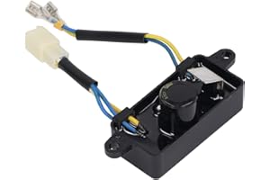 YUNSEITY 2.5KW AVR Voltage Regulator, Single Phase 6 Wire Gasoline Generator AVR Automatic Voltage Regulator, 220μF Capacitance Gas Generator AVR, Easy to Connect