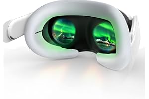 AMVR Face Cover Compatible with Meta/Oculus Q3 Headset Accessories, Comfy Silicone Face Cushion Pad Fits Facial Interface, Sw