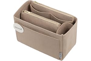 HIMAI Purse Organizer Insert, Handbag Organizer, Bag in Bag Organizer, Perfect for Speedy Neverfull and More, 5 Sizes (X-Large, Beige)