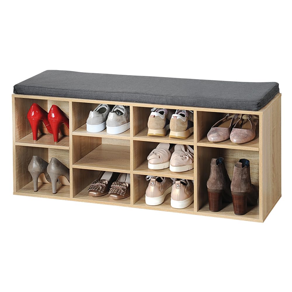 Kesper Shoe Cabinet with Seat Cushion