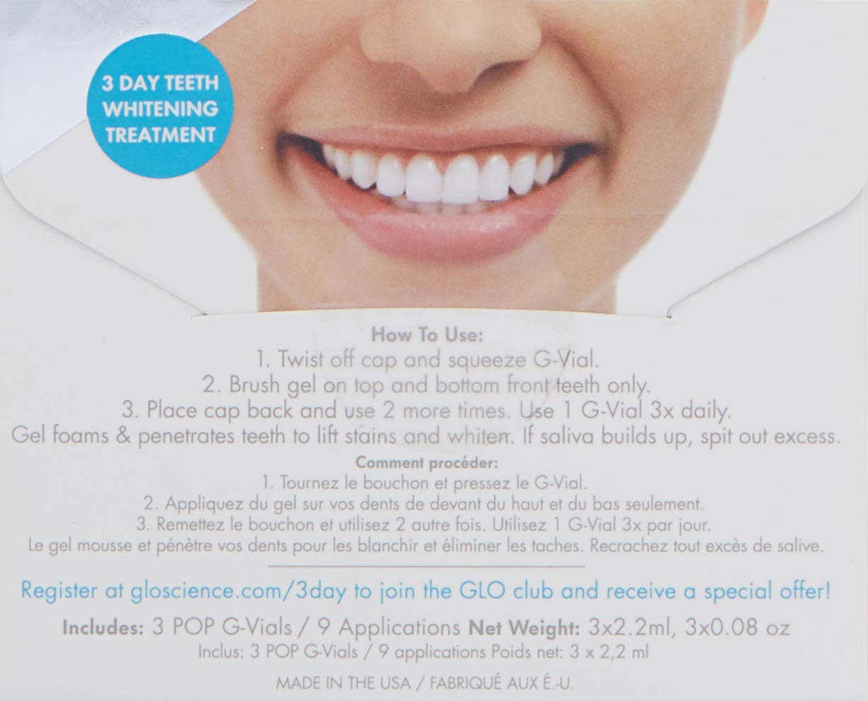Glo Pop 3 Day Teeth Whitening Treatment TeethWalls