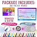 20 Paint Pens - Paint Marker Pens, Water Based Colors for Kids Adults, Sun and Water Resistant Fine Point, Paint on Rock, Wood, Glass, Ceramic, Metal, Clothes, Skin, Almost All Surfaces