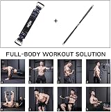 INNSTAR Portable Home Gym Camouflage Blue 105lbs Resistance Band Set view 2