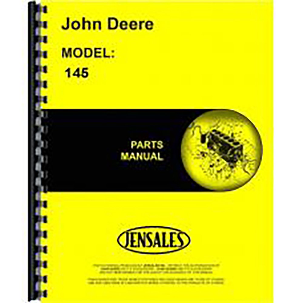 Amazon.com: RAP13121352 New Loader Attachment Parts Manual For John Deere  145 Loaders: Industrial & Scientific