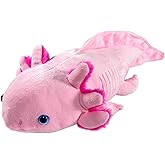DMCZZZ Axolotl Stuffed Animal,Cute Axolotl Plush Toy, 19” Soft Plushie Stuffed Animal Pillow, Kawaii Plushies for Kids Boys Girls Youth Gift (Pink)