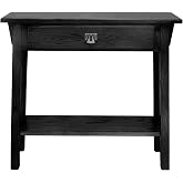 Leick Home Mission Console Table, 30", Slate Black | , Freestanding, Traditional, Wood, Furniture, 9057-SL
