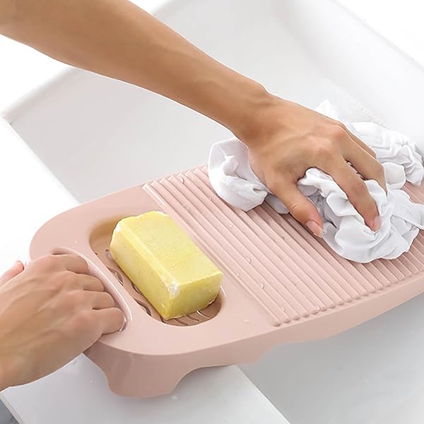 ウォッシュボード LOEFLIFA Wooden Skid Washboard for Laundry Durable Hand
