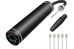 Morpilot Automatic Electric Fast Ball Pump with Needle and Nozzle - Air Pump for Inflatables, Athletic Basketball, Soccer, Volleyball, Football, Sport Ball and Swimming Ring - Faster Inflation