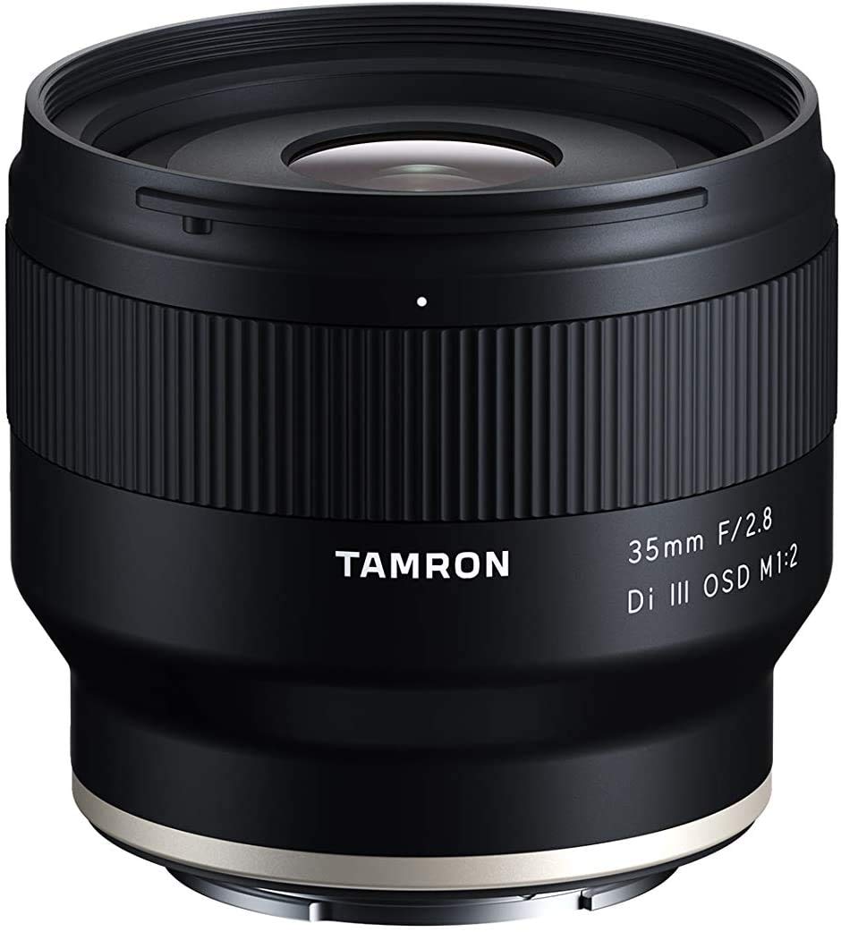 Lente Tamron 35 mm f/2.8 Di III OSD M1:2 para montura E Sony de fotograma completo/APS-C