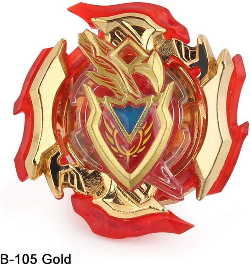 Christ For Givek Beyblade Fight Masters Fusion Spinning Top Spinning Top Single Gyro Metal Speed Toy and Gifts Interesting for Children 1PC( Gold version B105)