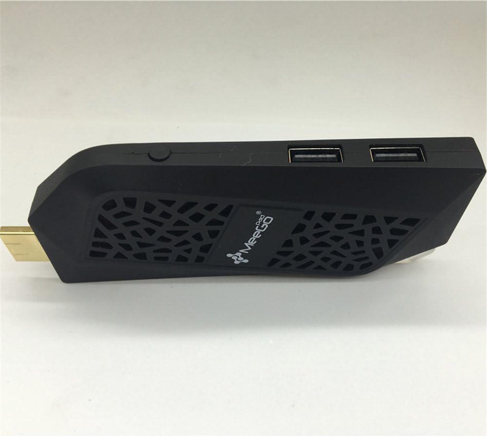 MeeGOPad T08 World's First 4GB RAM Type-C Mini PC,Licensed Windows 10 Intel x5-Z8350 Dual Band WiFi 2.4G/5G Compute Stick(Black)