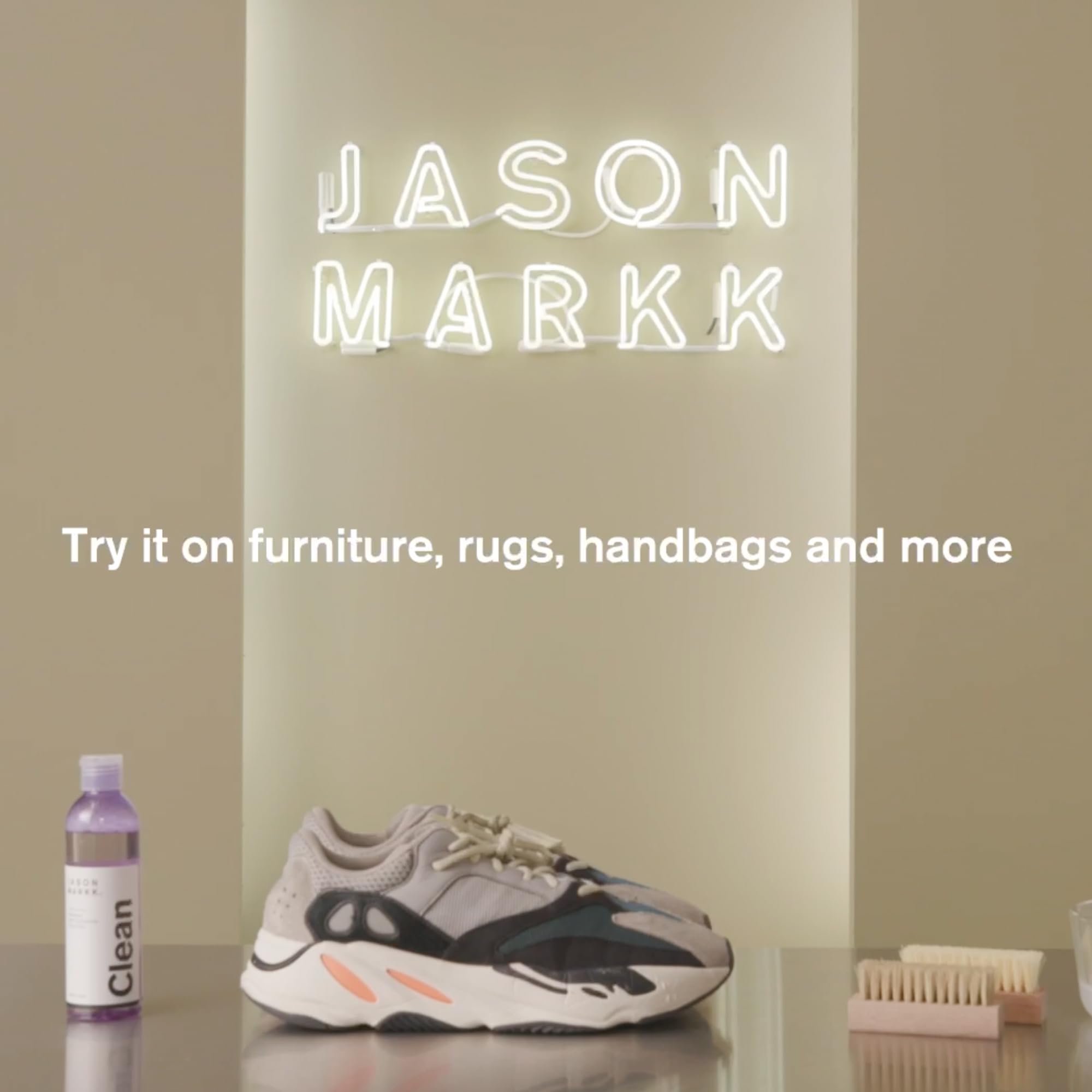 Jason Markk Jason Markk Deep Cleaning Solution, Shoe Cleaner, Cleans & Conditions, Sneaker Care, Ideal for Footwear, Safe for Leather, Suede, Nubuck, Cotton, Knits, 8oz