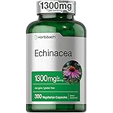 Horbäach Echinacea Extract Capsules | 300 Count | Vegan, Non-GMO, Gluten Free Supplement