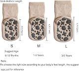 Exemaba Baby Socks with Grips Anti-Slip 5 Colors M 1-3 Years view 4
